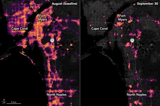 Power Outages after Hurricane Ian - NASA Science